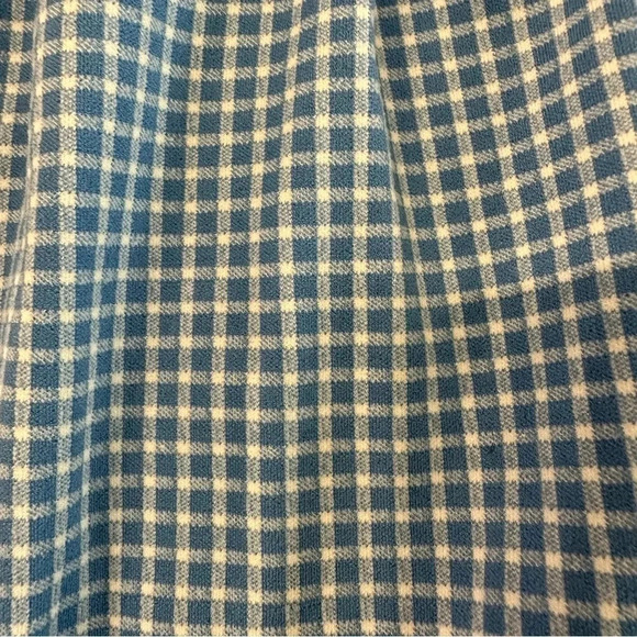 Madewell Women's Flex Wrap Skort in Gingham Ornamental Blue Size 1X NWT - Picture 2 of 9